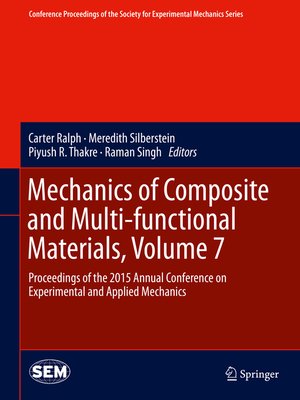 cover image of Mechanics of Composite and Multi-functional Materials, Volume 7